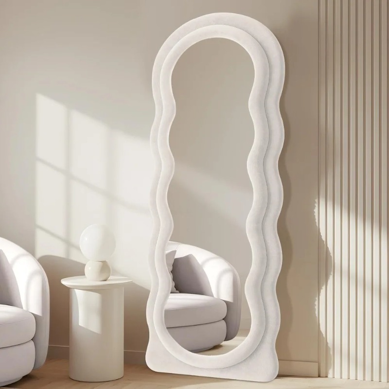 Arch Mirror Leaning - مرآة طولية كاملة 63×24 بوصة، مرآة