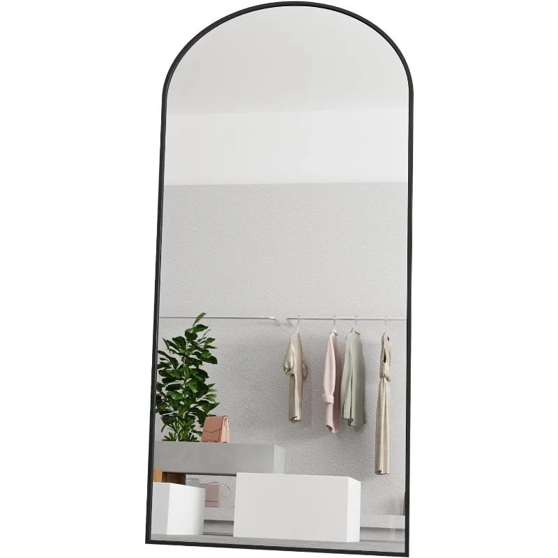 Arch Mirror Leaning - مرآة آمنة مقوسة بطول كامل، 65