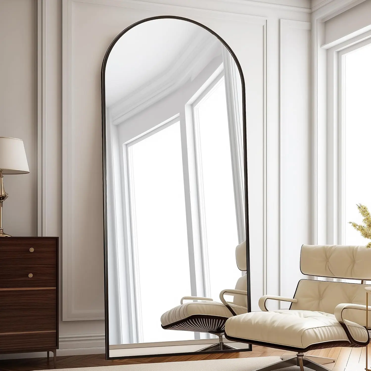 Arch Mirror Leaning - مرآة طويلة تصل إلى الأرض، مقاس
