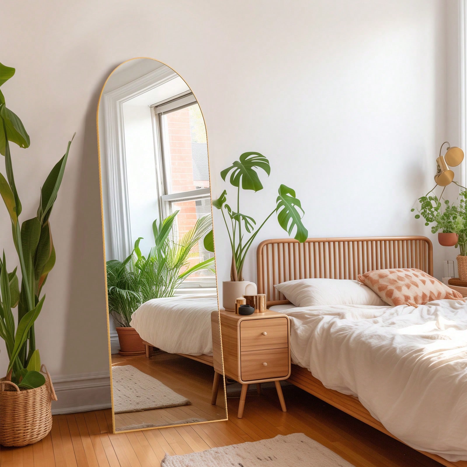 Arch Mirror Leaning - مرآة OLIXIS بطول 64 × 21