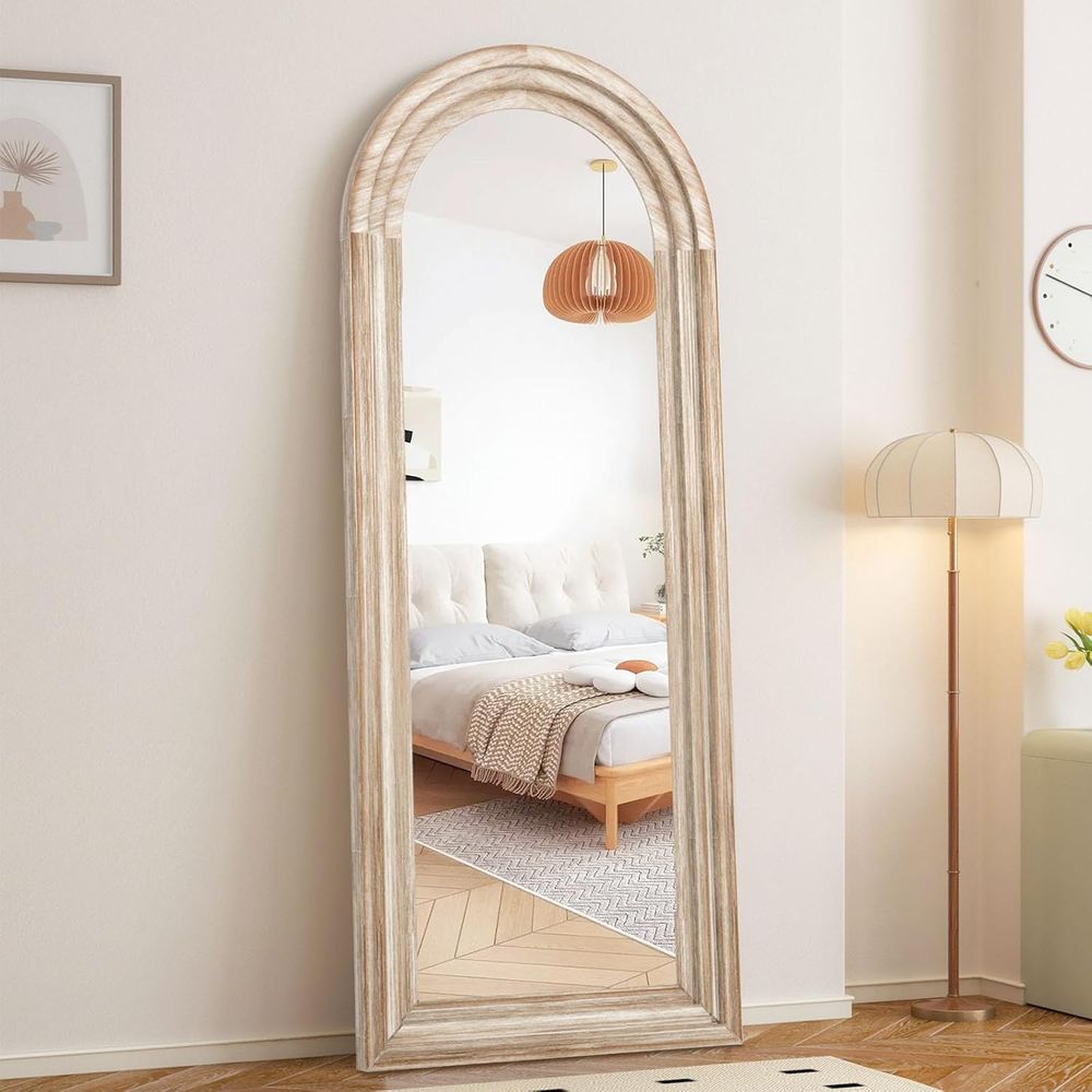 Arch Mirror Leaning - مرآة مقوسة بطول كامل مع إطار
