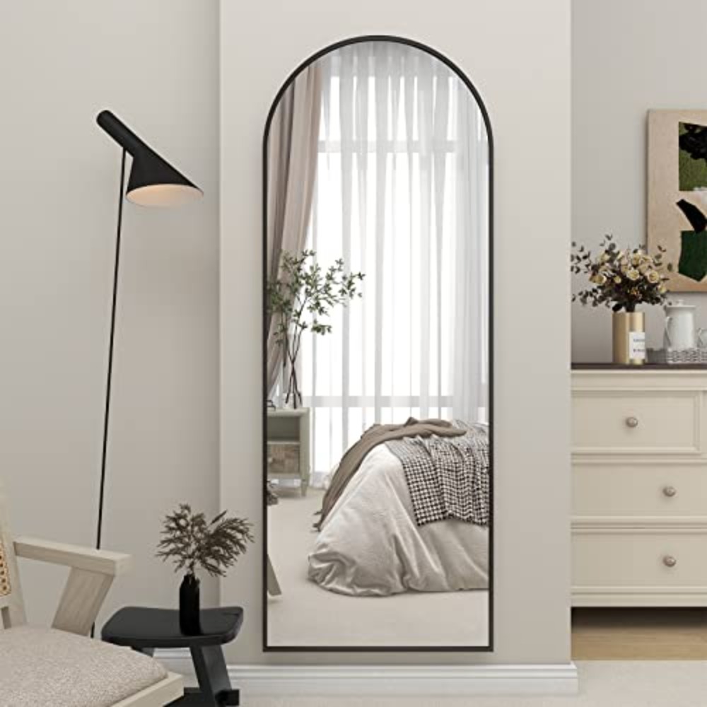 مرآة أرضية كاملة الطول مقاس 64 - مراجعة Arch Mirror Leaning وسعره