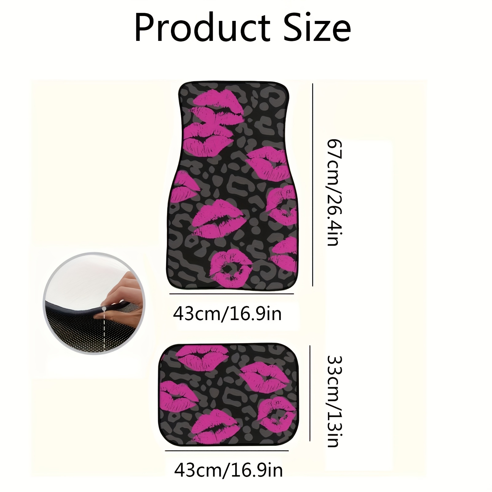 مجموعة من أربعة سجادات سيارات  - مراجعة Interior Design Type وسعره