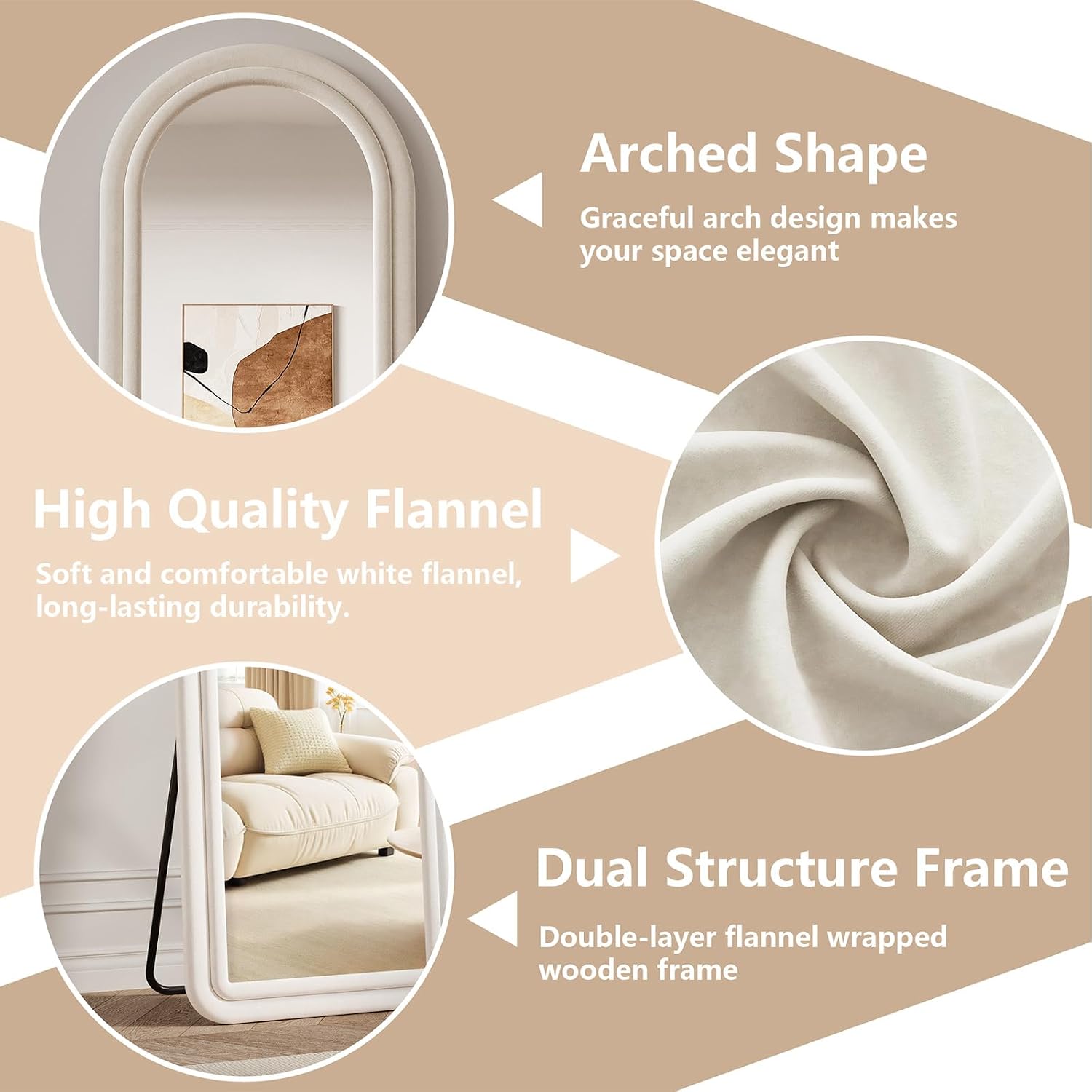 مرآة مقوسة كاملة الطول 71 × 32 - مراجعة Arch Mirror Leaning وسعره
